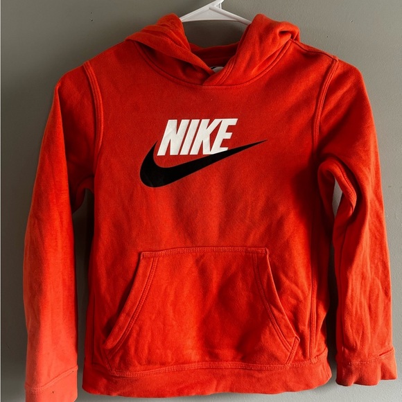 Nike Kids Orange Hoodie - Picture 1 of 3